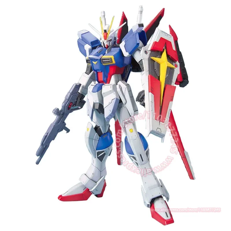 BANDAI FORCE IMPULSE GUNDAM MG 1/100 Movable Doll Assembly Toy Animation Peripheral Desktop Ornaments Birthday Gift for Children