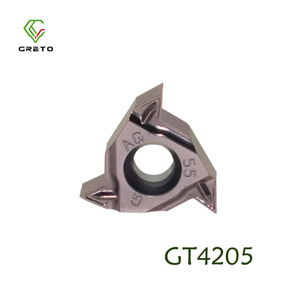 

GRETO 16ERAG60 GT4205 инструменты из цементированного карбида для токарных пластин с ЧПУ 16 ERAG60 16ER AG60 16ERAG55