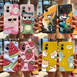 Case For Oppo Realme C67 4G Phone Cases Cute Bear Cartoon Frog Soft Silicone Shockproof Back Cover Shell For RealmeC67 4G Funda