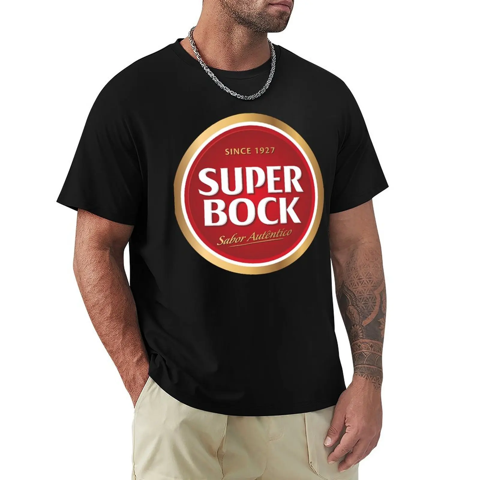super bock since 1927 logo Essential T-Shirt Stylish Graphic Short Sleeve Top