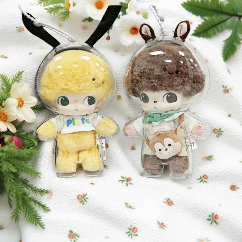 Transparent Protective Acrylic Storage Case For DIMOO Vinyl Dolls Portable Organizer Box