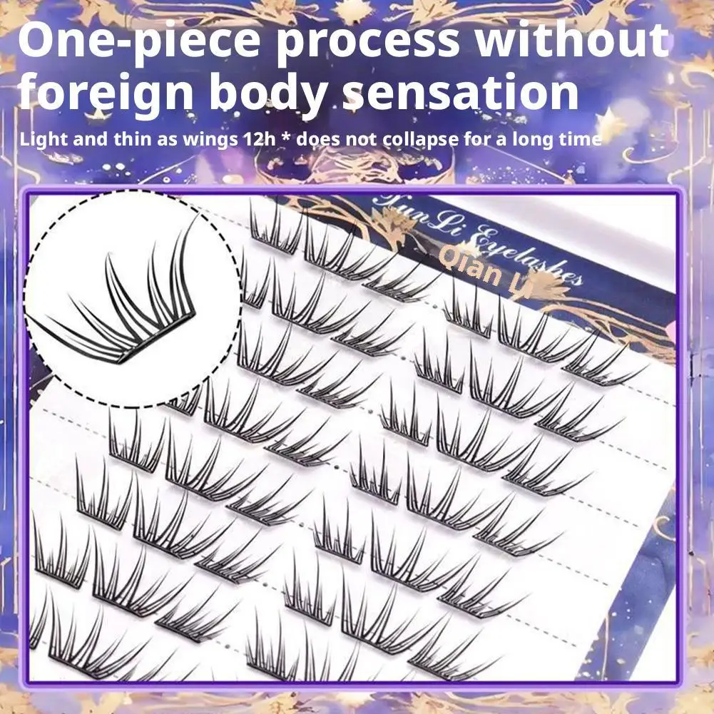 Lacrime blu Ciglia finte Coreano Fai da te Manga Estensione ciglia Ciglia finte Fai da te Estensione ciglia finte Strumenti per il trucco Enla