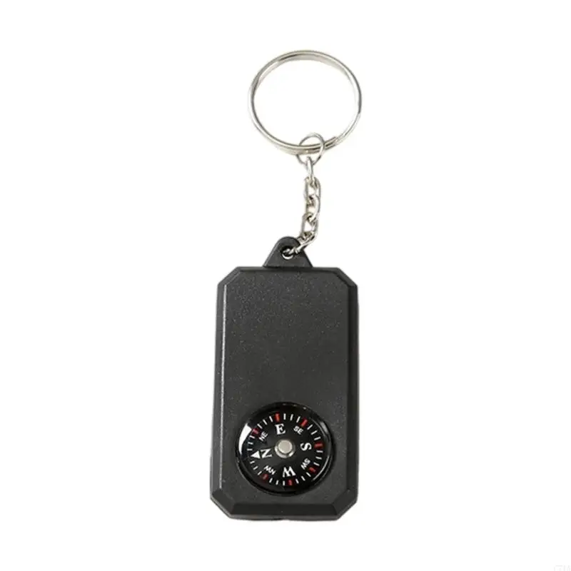 Directional Keychain Compact Design Holder for Adventure Sports Educational Use and Daily Navigation C71A