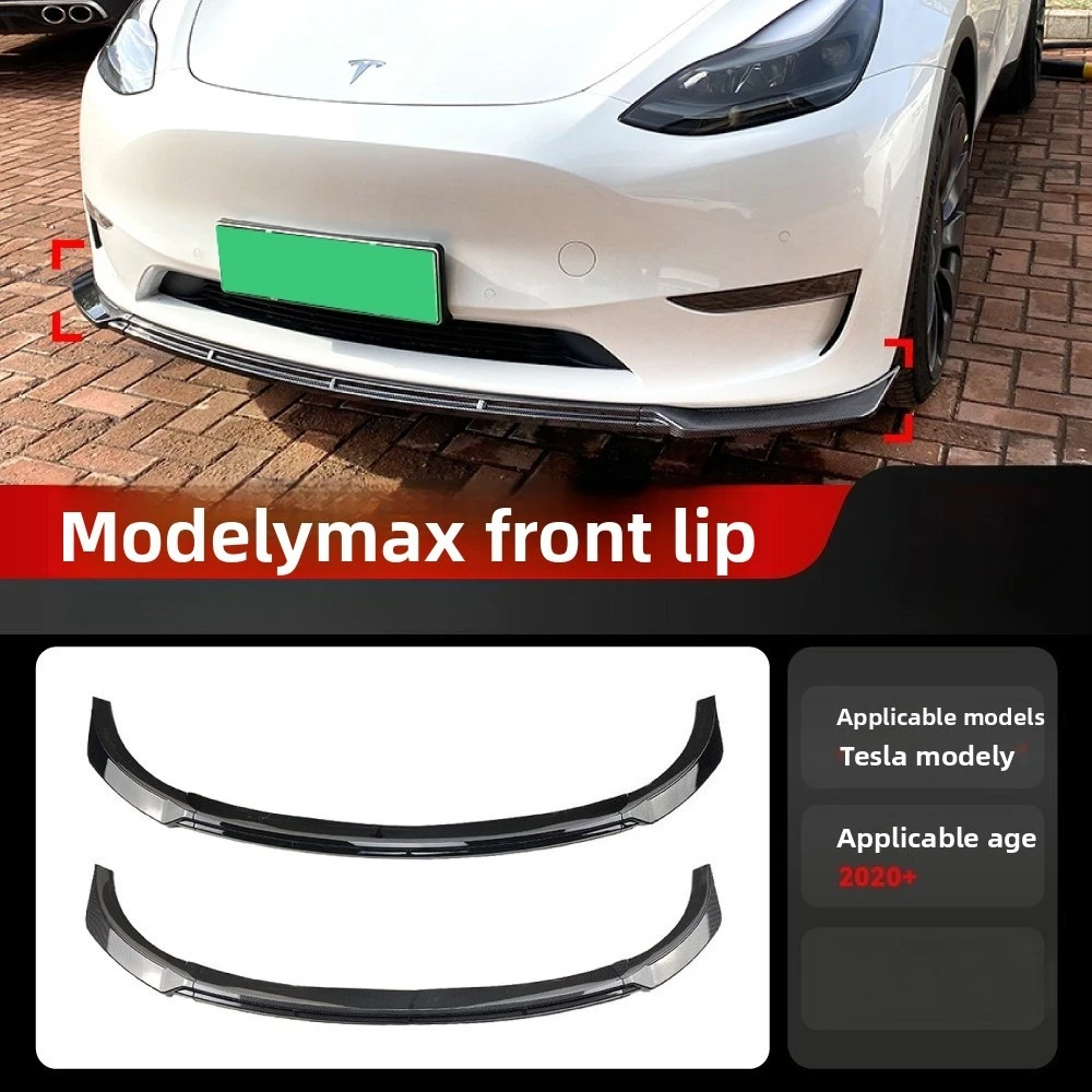 

For 2020 + Tesla Tesla Model Y Front Shovel Front Lip Front Wrap Angle Modification Accessories