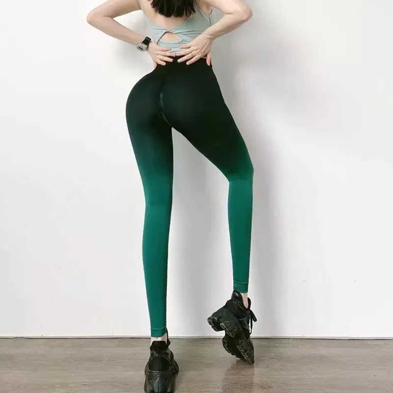 Pantalon de yoga nickel é sexy pour femme, push-up, fitness, jogging, taille haute, leggings élastiques, levage des hanches, pêche au miel, entraînement