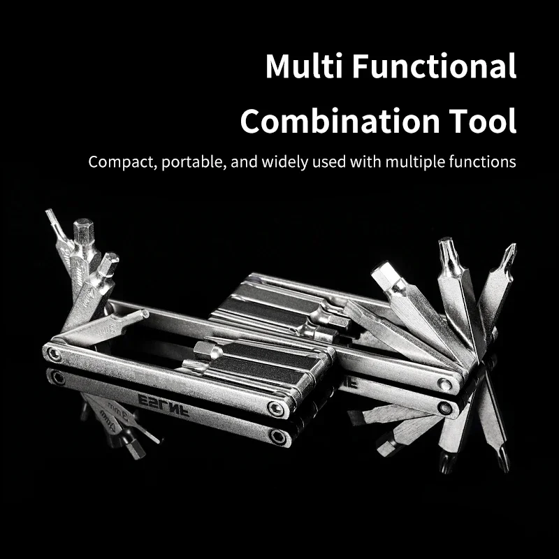 ESLNF 8 in 1 Bicycle Tool Set Portable CR-V Steel Bike Multifunction Repair Kit Hex Wrench Bicycle Repair Tool Kits
