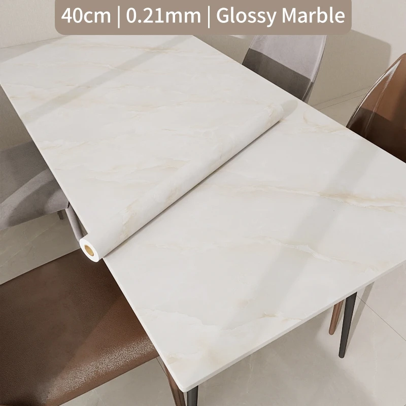 نسيج رخامي مقاوم للماء ورق اتصال ذاتي اللصق بلاط الحمام أرضية خزانة PVC خلفية أثاث المطبخ ملصقات الحائط