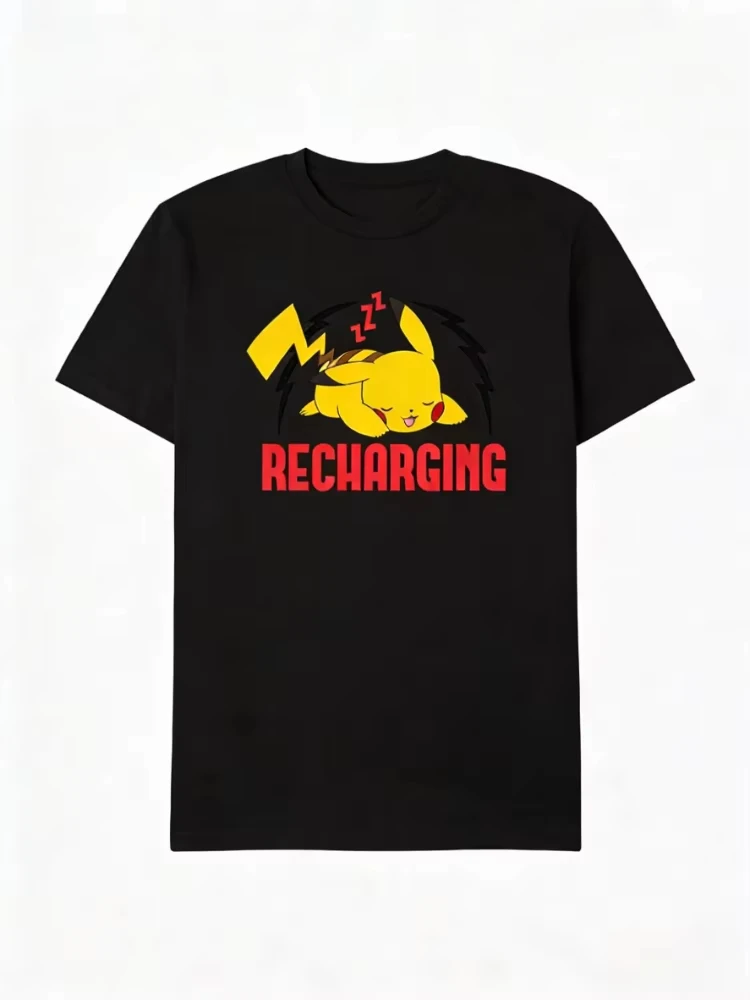 camiseta-masculina-de-manga-curta-bandai-nova-pokemon-pikachu-sonolento-recarregavel-estampada-de-alta-qualidade-confortavel-e-solta-para-pais-e-filhos