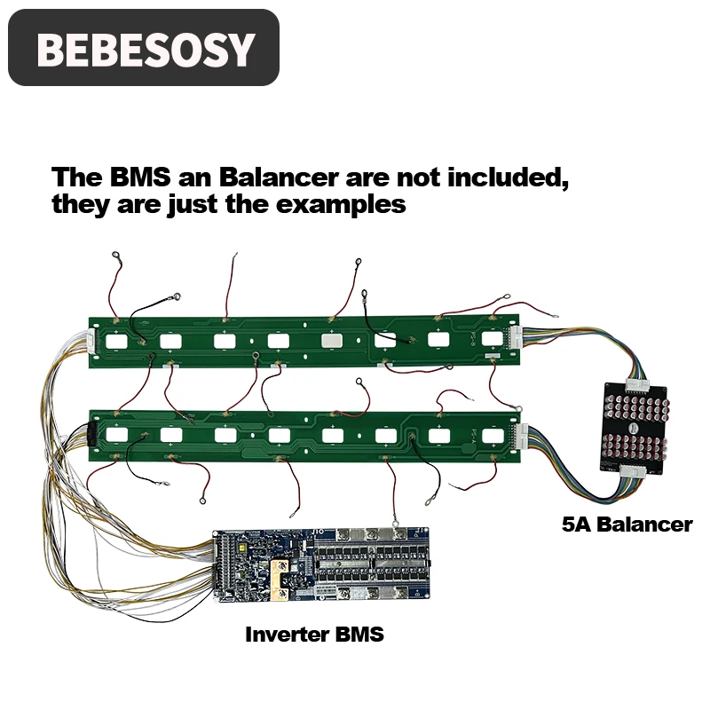 Imagem -06 - Painel do Inversor Bms V2.0 para Bateria Especial do Inversor Bms 280ah 300ah 24v 48v 150a 200a Bateria 16s