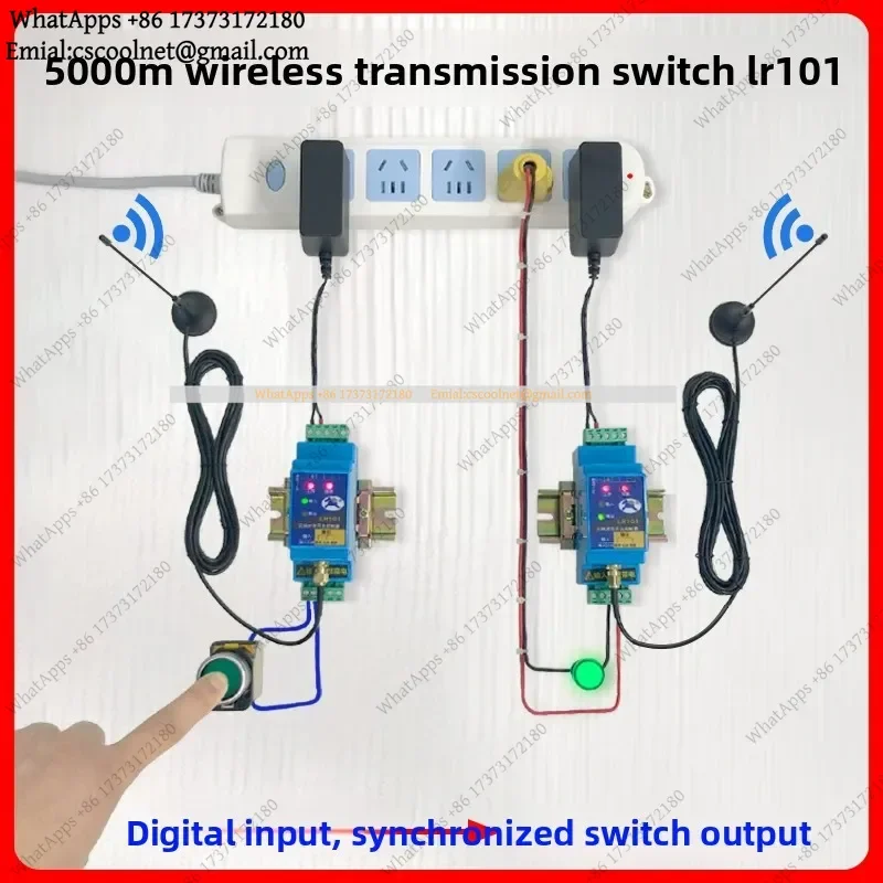 JS02 Wireless Remote Relay Module Float Control Switch for Water Pump Liquid Level Automatic Remote Control Replacement