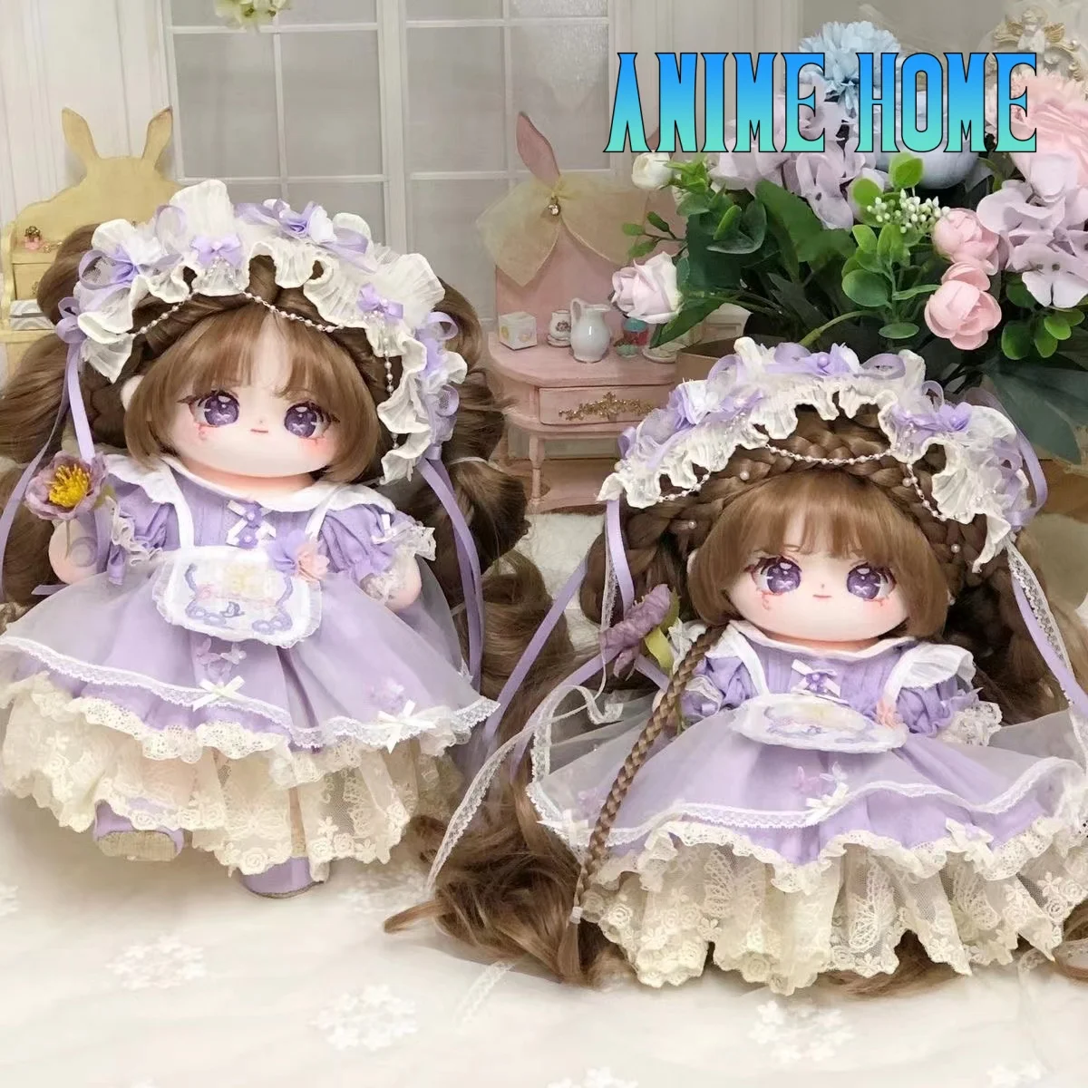 Plushie Princess Girl Lovely Lolita 20cm 28cm Doll Toy Plush Body Clothes Outfit Cosplay Original Friend Kids Gift Cute