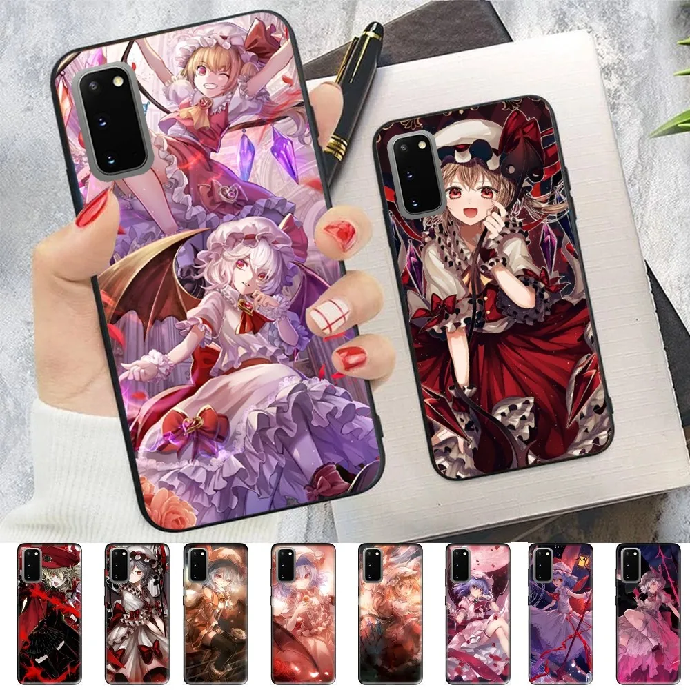 Anime Touhou Scarlet Eyes Phone Case For Samsung S 9 10 20 21 22 23 30 23plus lite Ultra FE S10lite Fundas