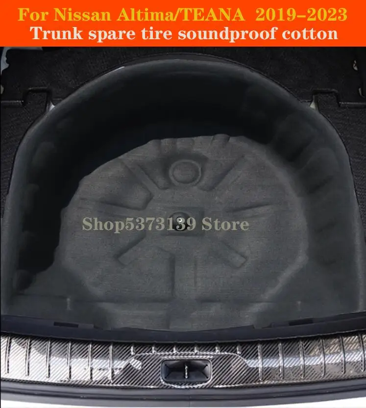 

For Nissan Altima/TEANA 2019-2023 Spare Tire Box Sound Insulation Cotton Trunk Heat Insulation Foam Flame Noise Reduction YJ