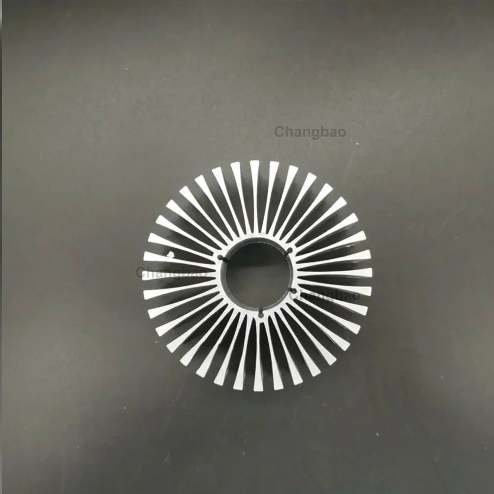 100mm LED Track Lamp Radiator 10-15w Aluminum Led Heatsink