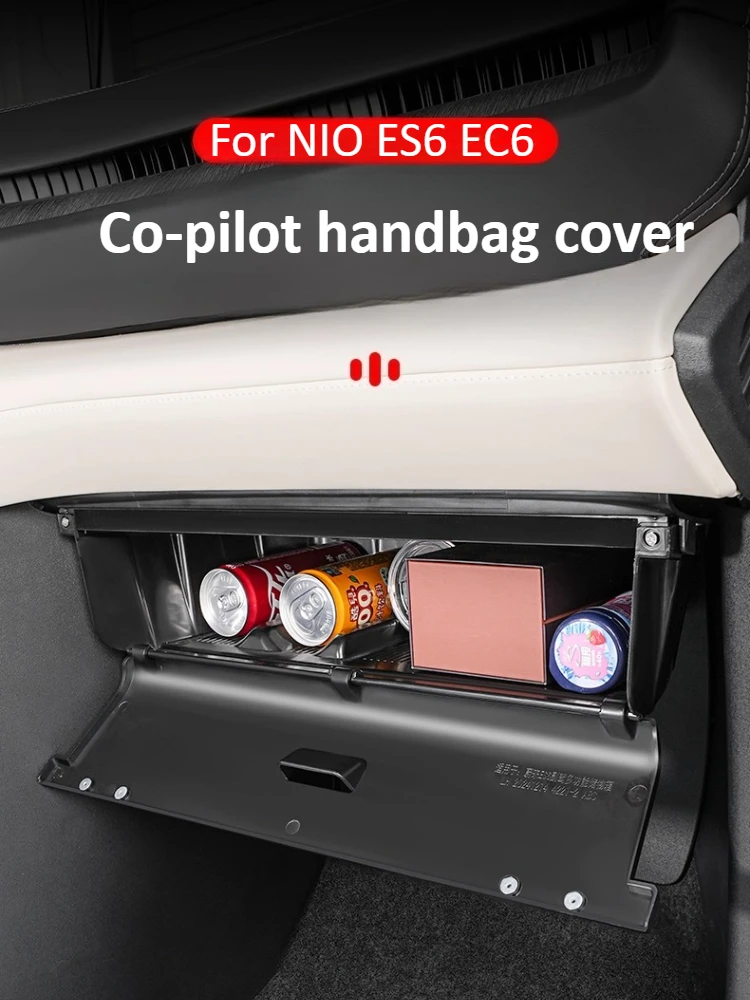 

For NIO ES6 2025 co-pilot storage box car refrigerator glove box storage modified accessories