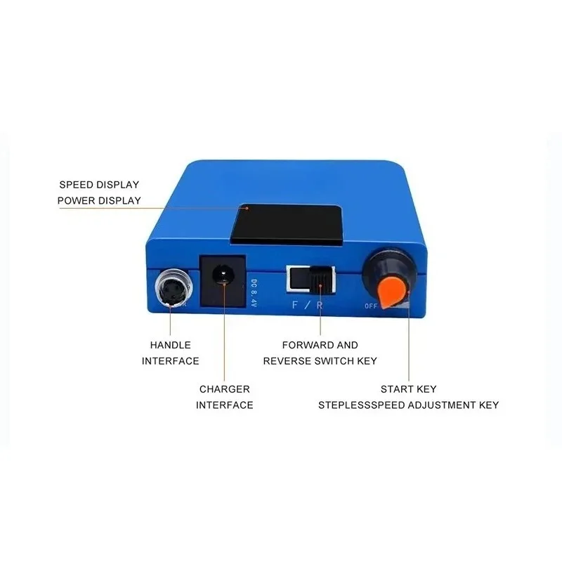 Lab Rechargeable Brushless Handpiece Micromotor with Digital Display Long Work Time Denspay Equipment