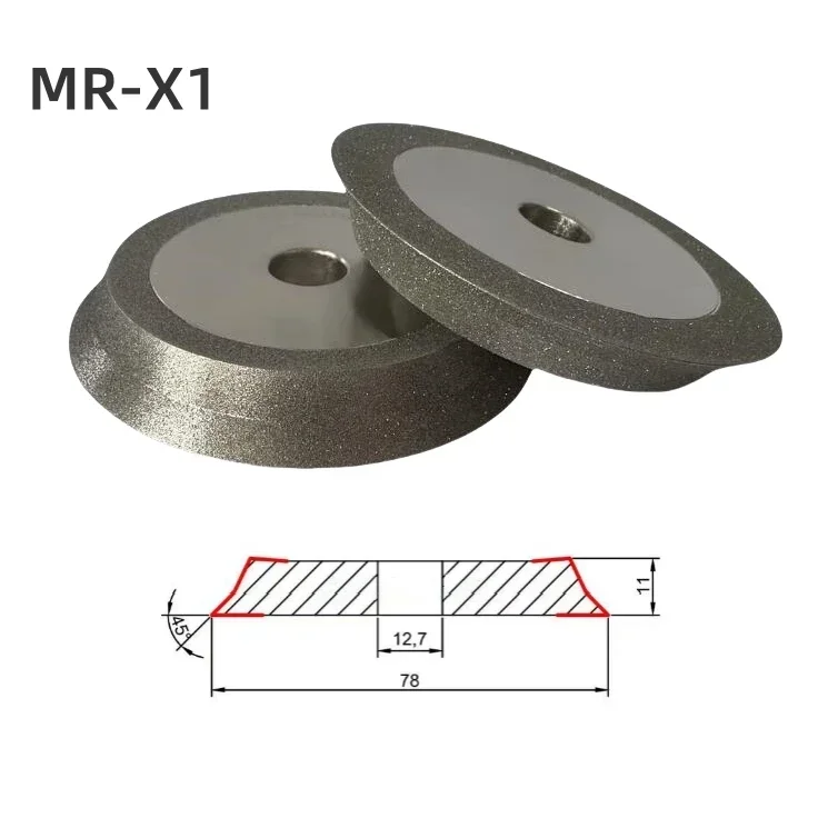 MR 20G 13B  X1  X3 CBN SDC 230 Grinding Wheels 78mm used for grinding tungsten steel hard alloy drill bits and grinding tools