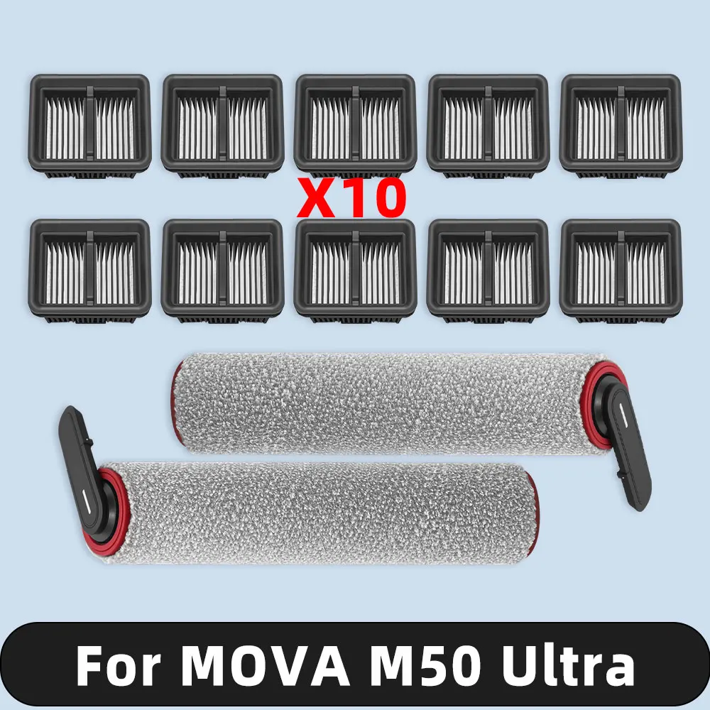 Compatible con ( MOVA M50 Ultra ) repuestos accesorios cepillo giratorio filtro HEPA