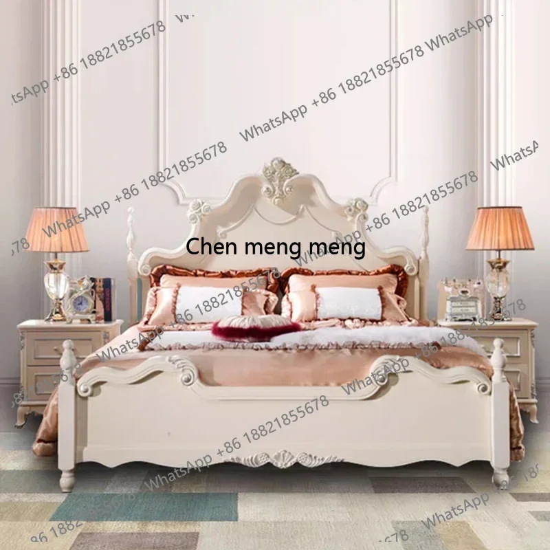 Princess Girls Massage Bed Frame Double Luxury Human Dog Bed Modern Bedroom Safe Loft Letto Matrimoniale Lounge Suite
