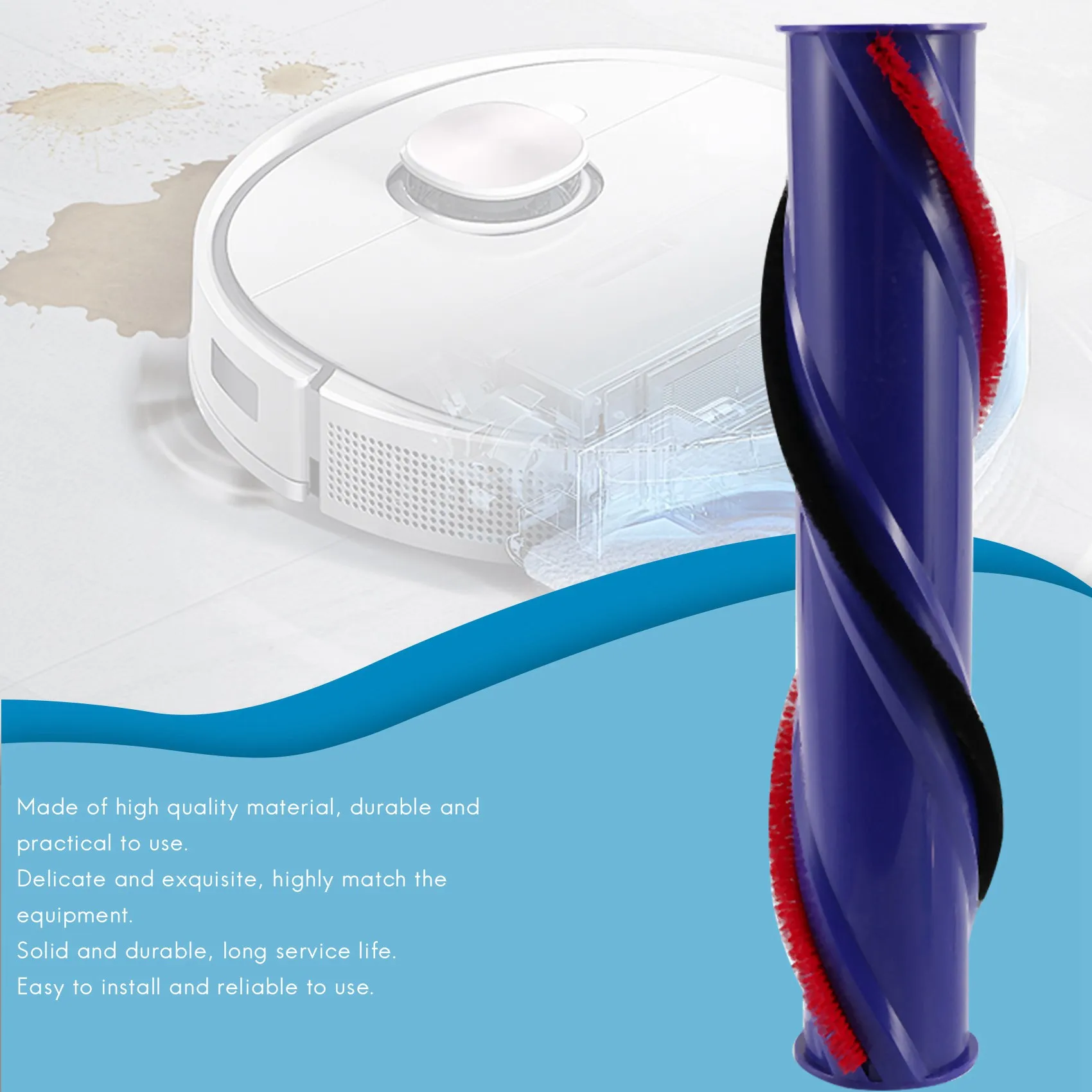 MLGB-Roller Brush Roll Bar Replacement For Dyson DC59 V6 V7 (V7 Only Applies To The Old 4 Bayonet) Cordless Cleaner Part