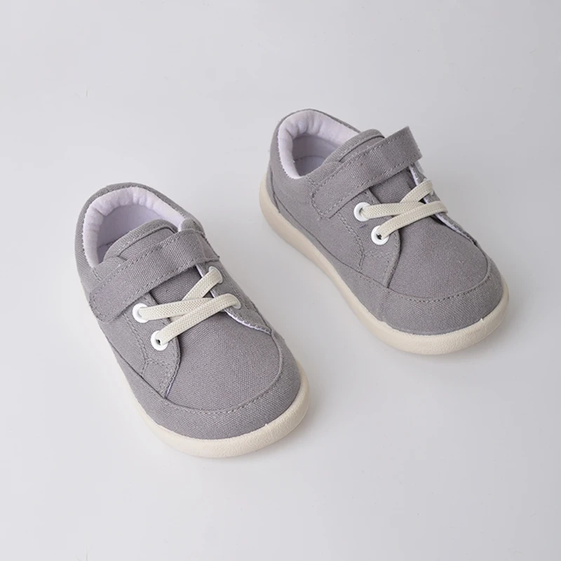 Toddlers  Fashionable  Comfortable Outdoor  Canvas Lace Up Casual Walking Sneakers EK9S108