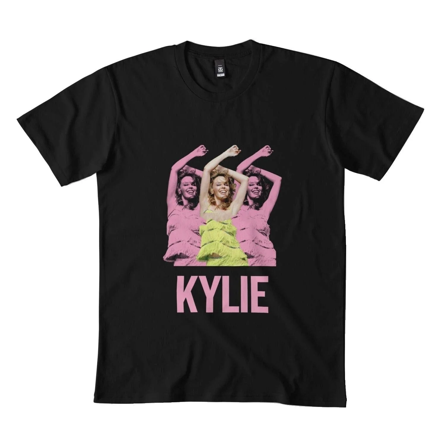 Kylie Minogue Summer Vintage Print Slim Fit T-Shirt Bl Black