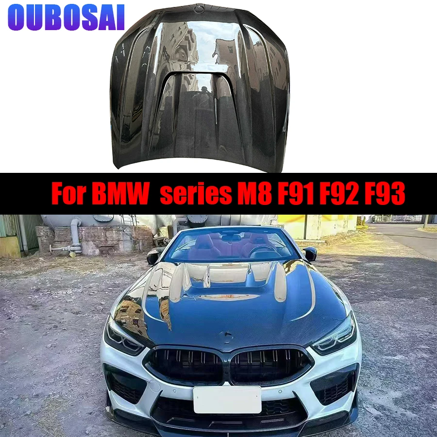 

For BMW m8 F93 F91 F92 Carbon Fiber Hood Forged carbon Engine Cover Hood Car Headliner Hood Cover Car Accessories Car body kit