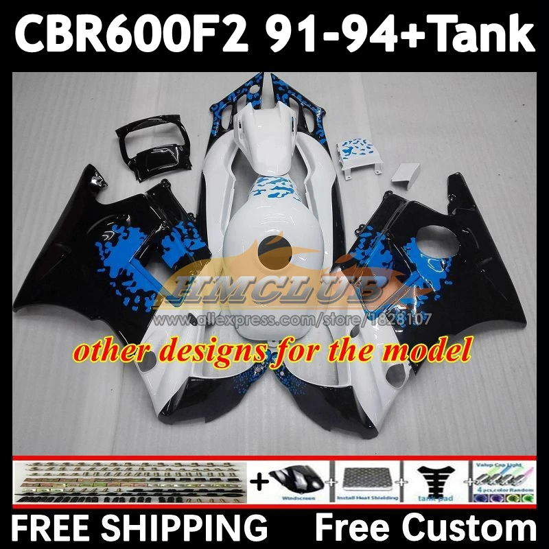 Body +Tank For HONDA CBR600 CBR 600F2 600 F2 Repsol orange FS 55No.85 CBR600F2 91 92 93 94 CBR600FS 1991 1992 1993 1994 Fairings