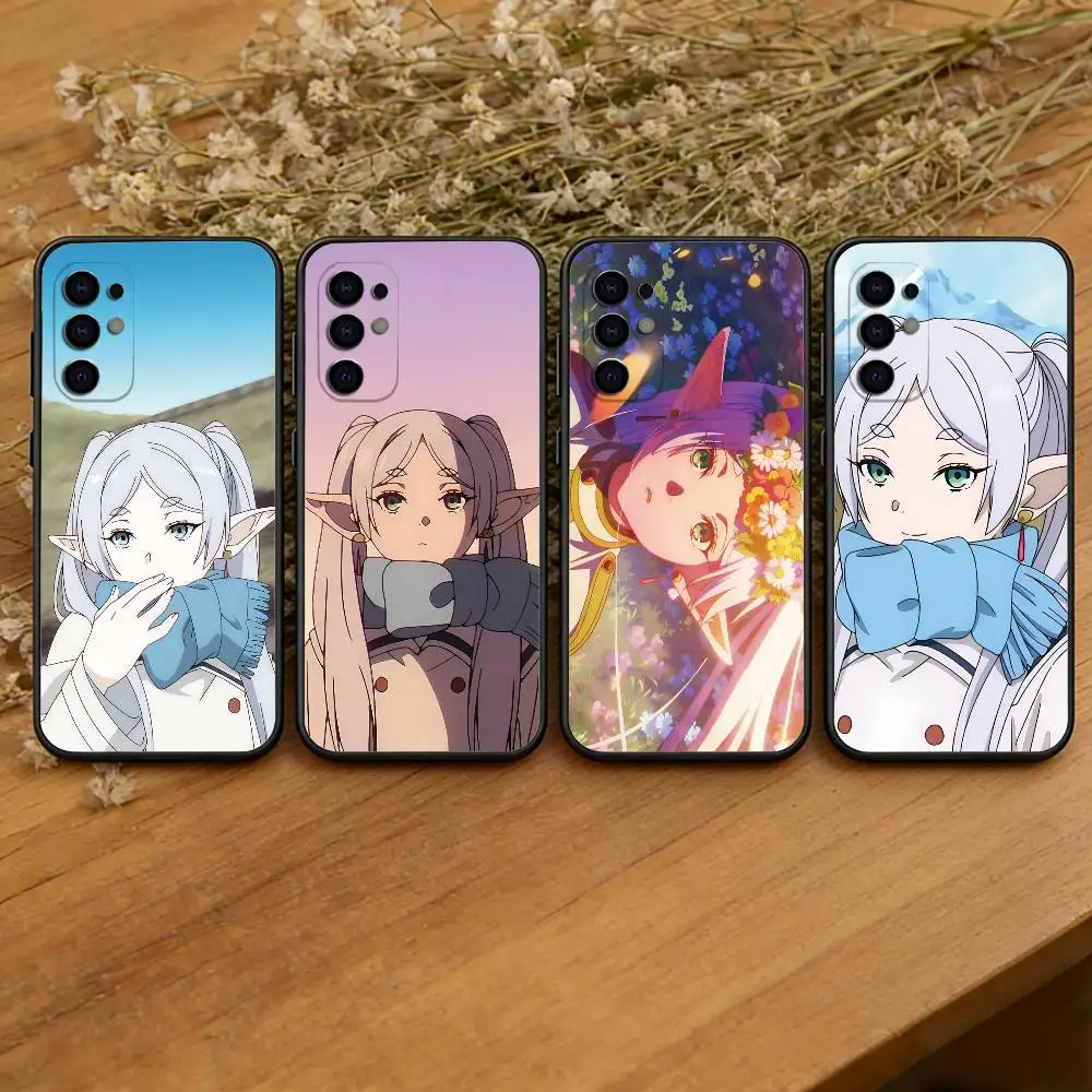 Frieren Beyond Journey's End Phone Case For Samsung S25,S24,S21,S22,S23,S30,Ultra,S20,Plus,Fe,Lite,Note,10,Black Cover
