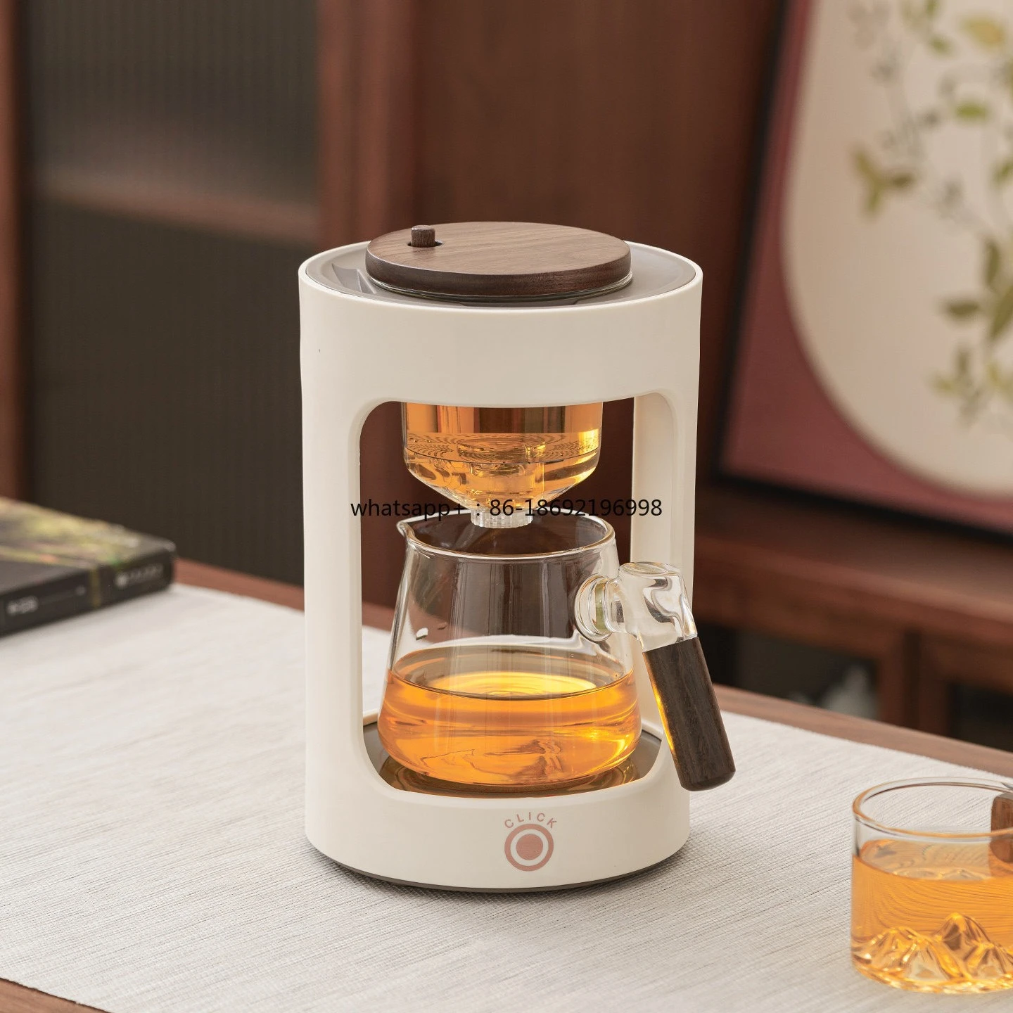 

Intelligent Thermal Insulation Automatic Teapot Glass Teapot Home Office Lazy Tea Making Machine Kung Fu Tea Set