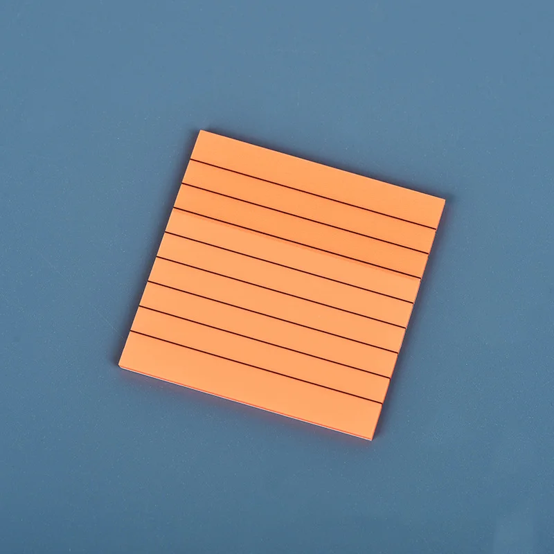 Simple sticky office learning note notes Blank horizontal grid students mark N times stationery