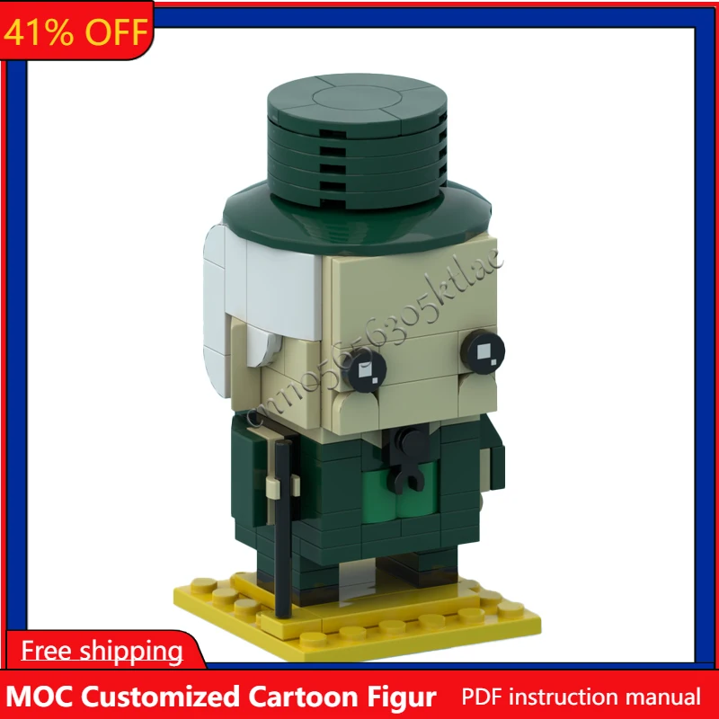 

167 PCS Famous Film Inside Green Wizard Characters Series IRyS Brickheaded Sets DIY Creative Assembly Toy Kids Gifts Collection