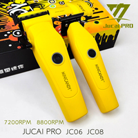 JUCAI MINICANDY JC06 JC08 Professional Hair Clipper Trimmer Men DLC Blade 7200RPM Brushless Motor Base Charger 3200mhA Barber