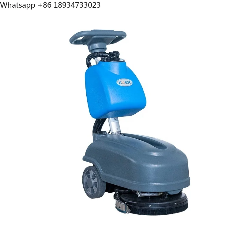 KUER XS15D Hand Push Floor Cleaning Machine with Aviation Grade Aluminum Squeegee