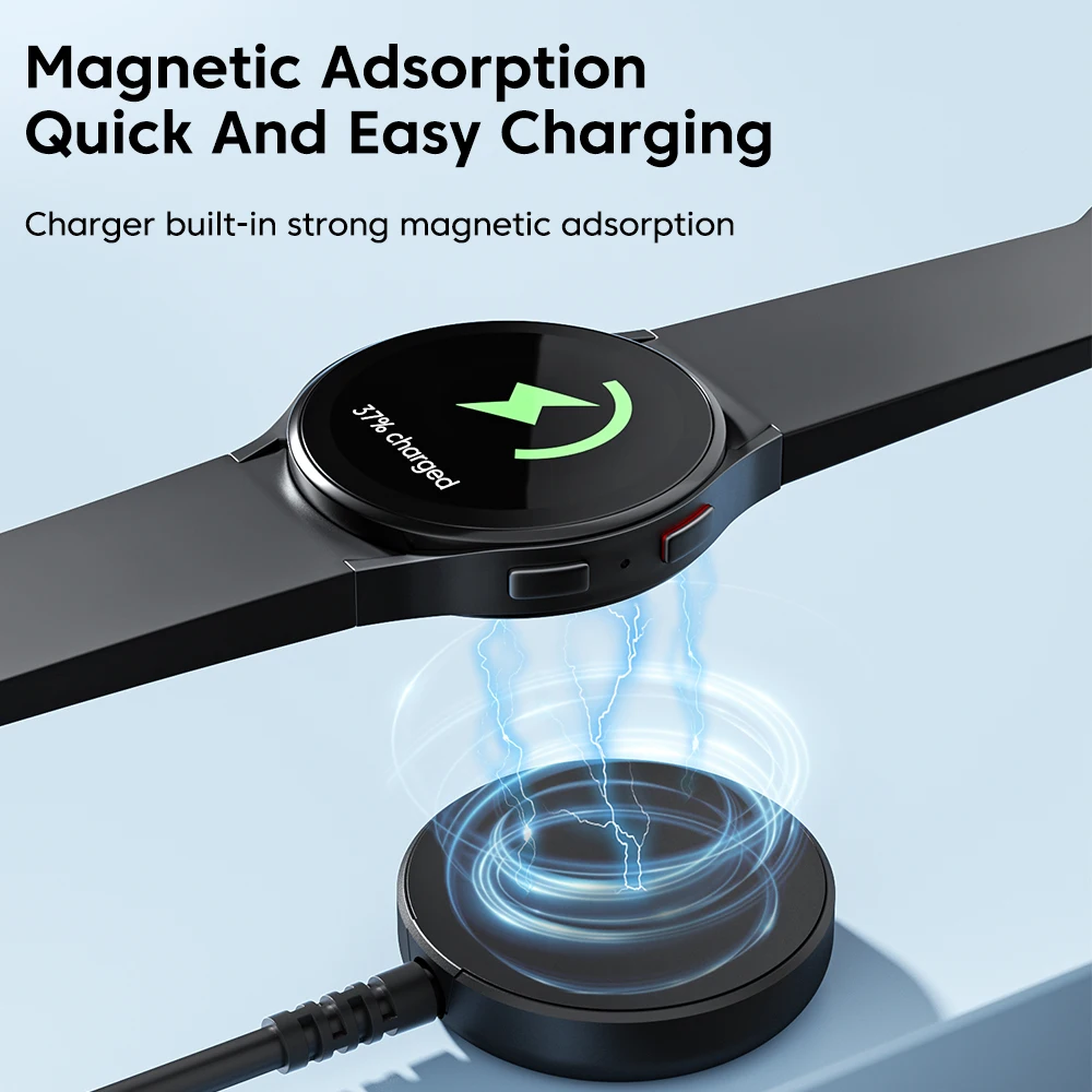 Magnetic Watch Charger For Samsung Watch Charger Watch6/6pro/5pro/4Active Universal Wireless Fast Charging Dock Bracket Cable