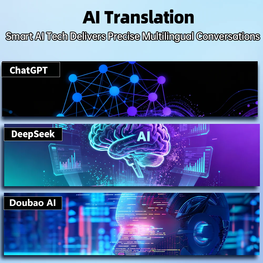 جهاز مترجم MSAI T27 160 لغة 4G Sim 2+16GB ترجمة الصور الصوتية AI في الوقت الحقيقي ترجمة عبر الإنترنت دون اتصال بالإنترنت للسفر #3