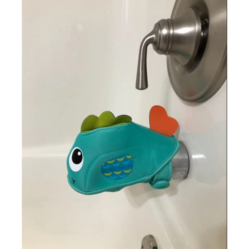 

Практичная крышка для смесителя для ванны, мультяшная рыбка, защитная крышка для крана для воды, материал для дайвинга, защита для крана