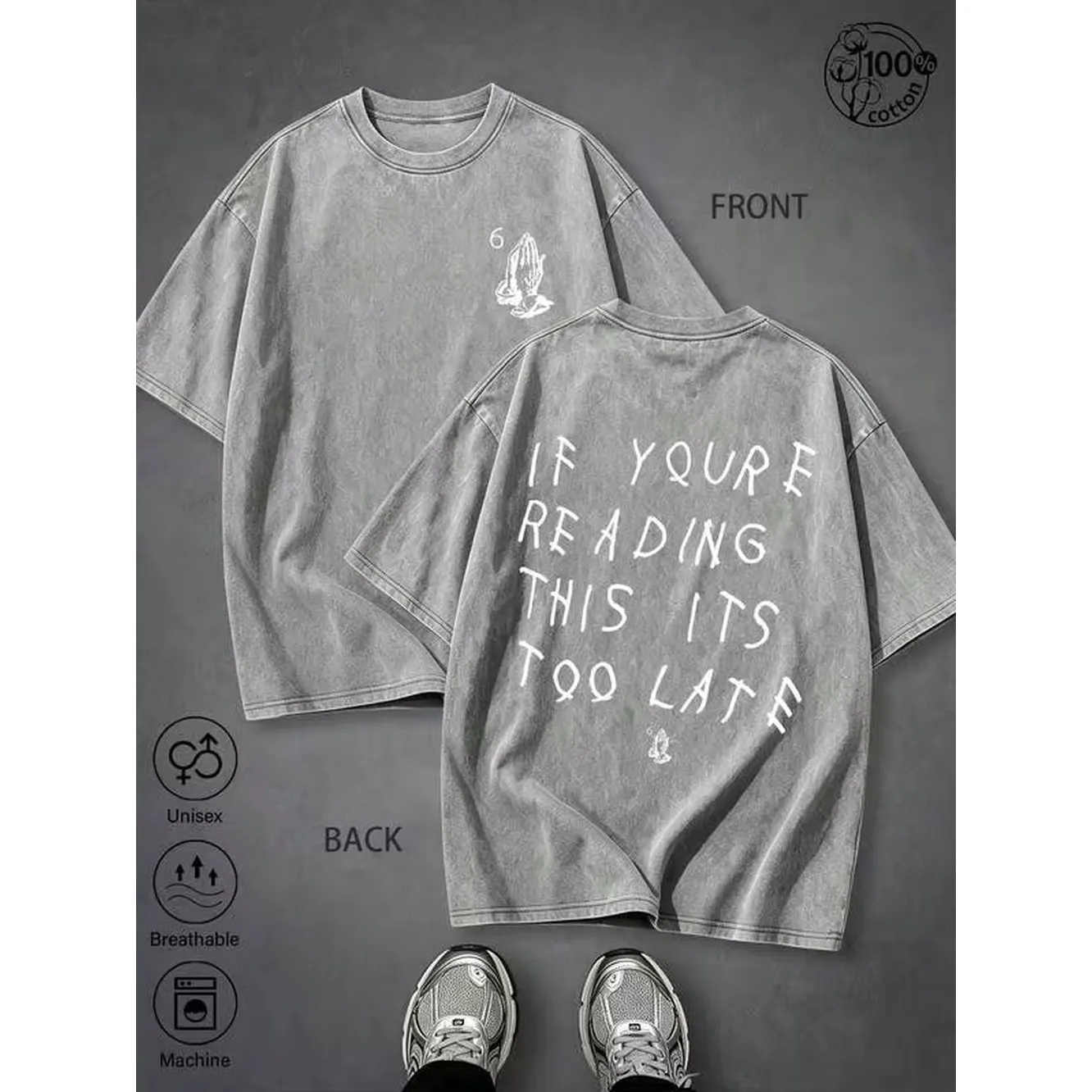 Drake If You're Reading This It's Too Late T-Shirt Hip Hop Men T Shirt Drake Take Care Graphic Music Fan T-Shirt,2026 Drake Graphic Music Fan Tee