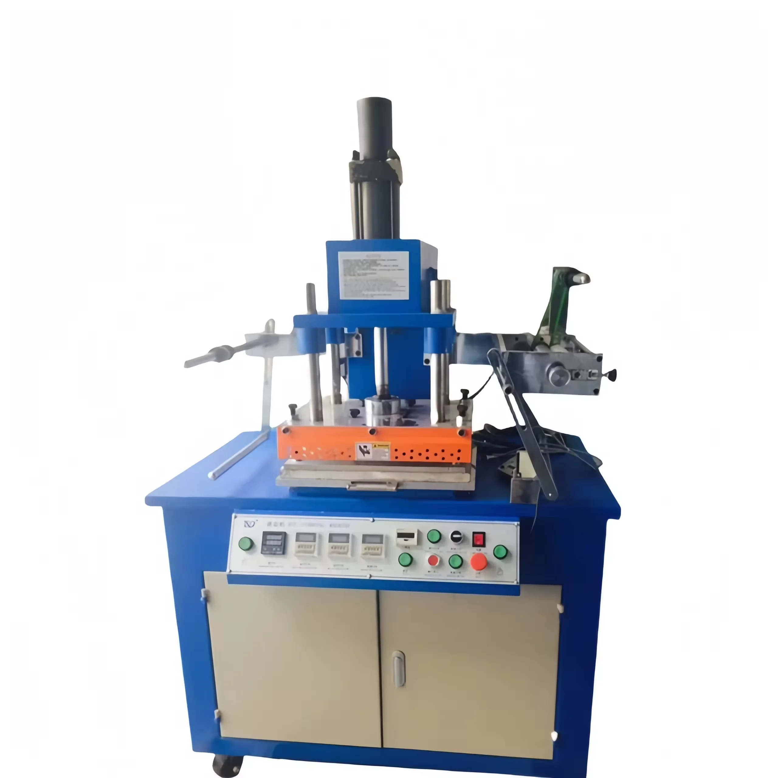 Automatic hydraulic hot foil stamping machine embossing manual leather paper wood heat press letters Aluminum creasing machine