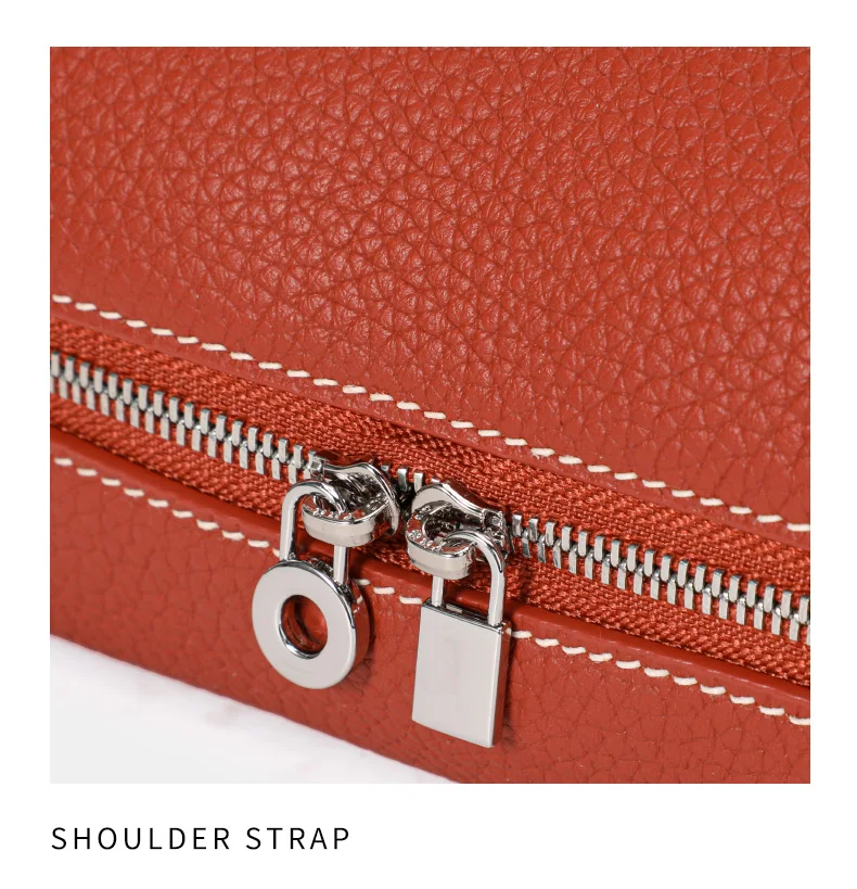 Aidanni Echtleder-Lunchbag für Damen, 2026 Neue Mini Tragbare Kosmetiktasche mit Reißverschluss, Aufbewahrungs- und Reise-Toilettentasche – Detail 17