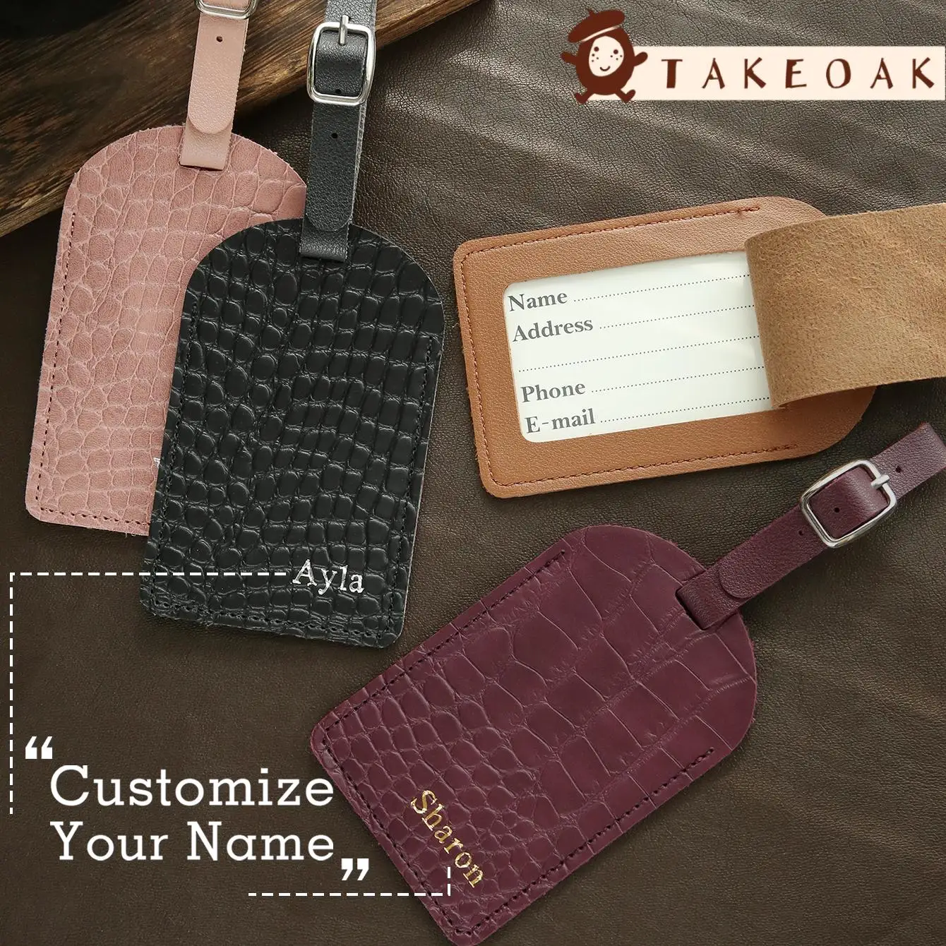 aliexpress.lv Personalizēta bagāžas birka