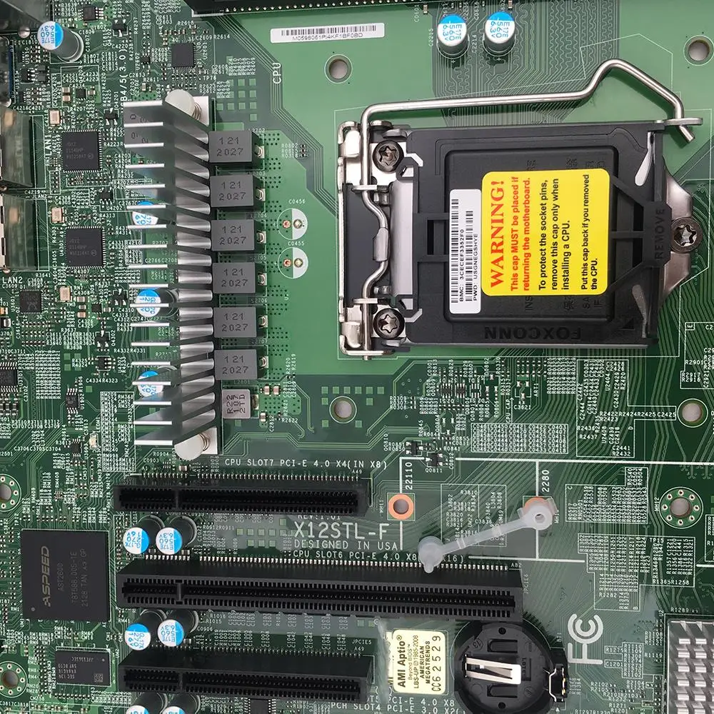 

Серверная материнская плата PCIE4.0 Xeon E-2300 Процессор LGA1200 C252 Чип X12STL-F