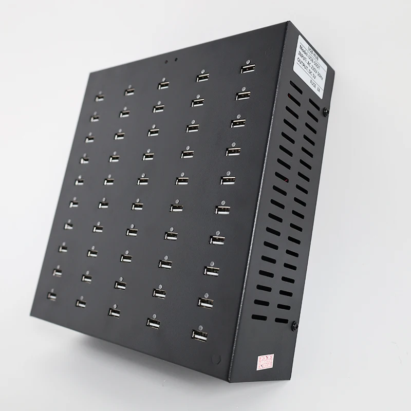 

50 Ports 350W Power Adapter Multi-port Data Sync USB Hub Charger Industrial Fast Charging Station