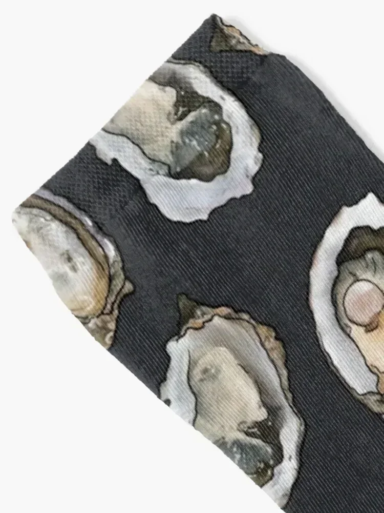 Oysters and pearls in Charcoal Socks winter gifts Men's luxe Wholesale Socks Woman Men's