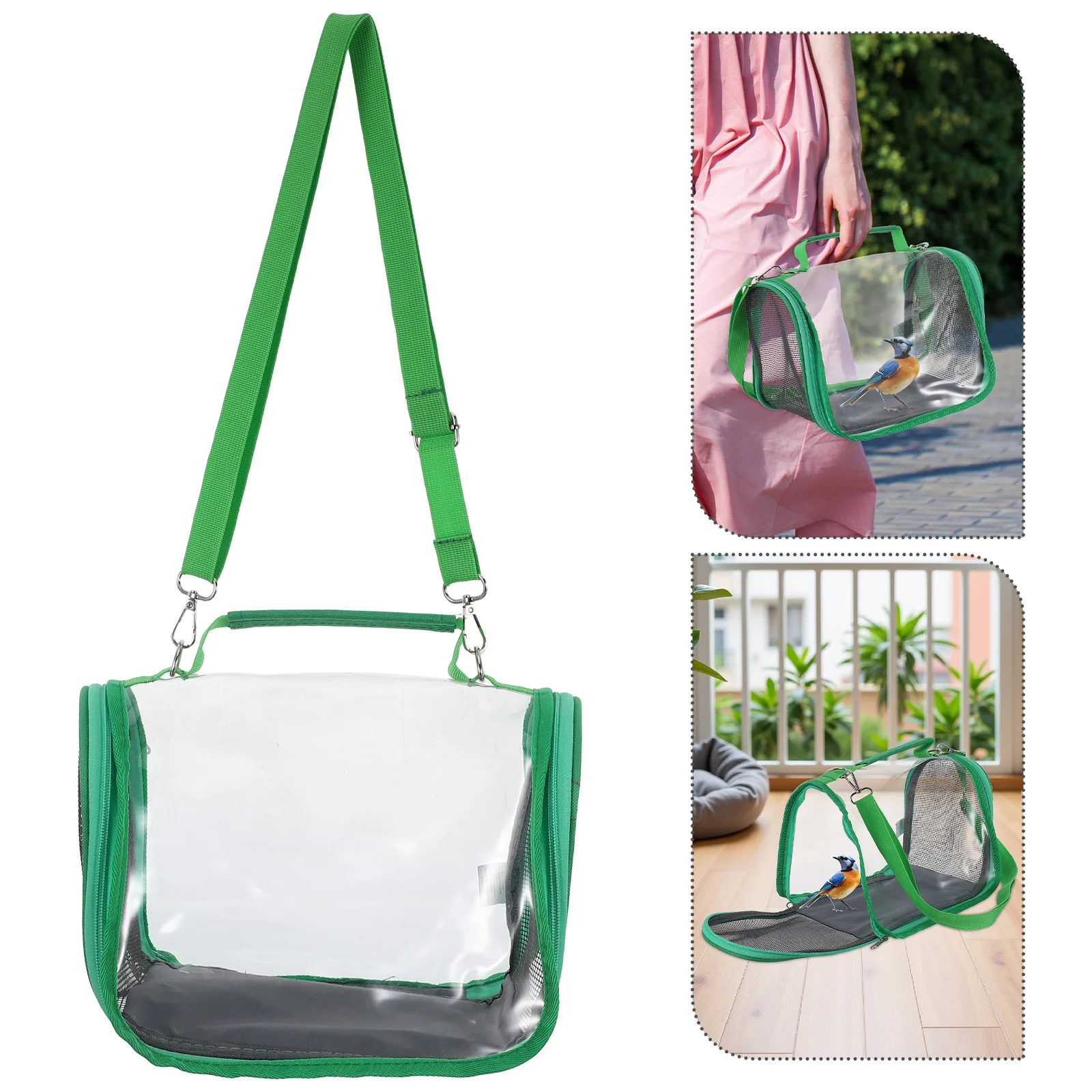 

Bird Travel Outside Cage Portable Birdcage for Parrot Transport Removable Panels Easy Cleaning Sturdy Structure for Outdoor Use