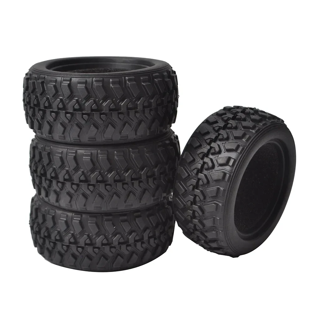 4 pezzi 1/10 pneumatici ruota in gomma per Tamiya TT01 TT02 54861 HSP HPI Kyosho RC Rally Drift Off Road Racing Car tire parti di aggiornamento