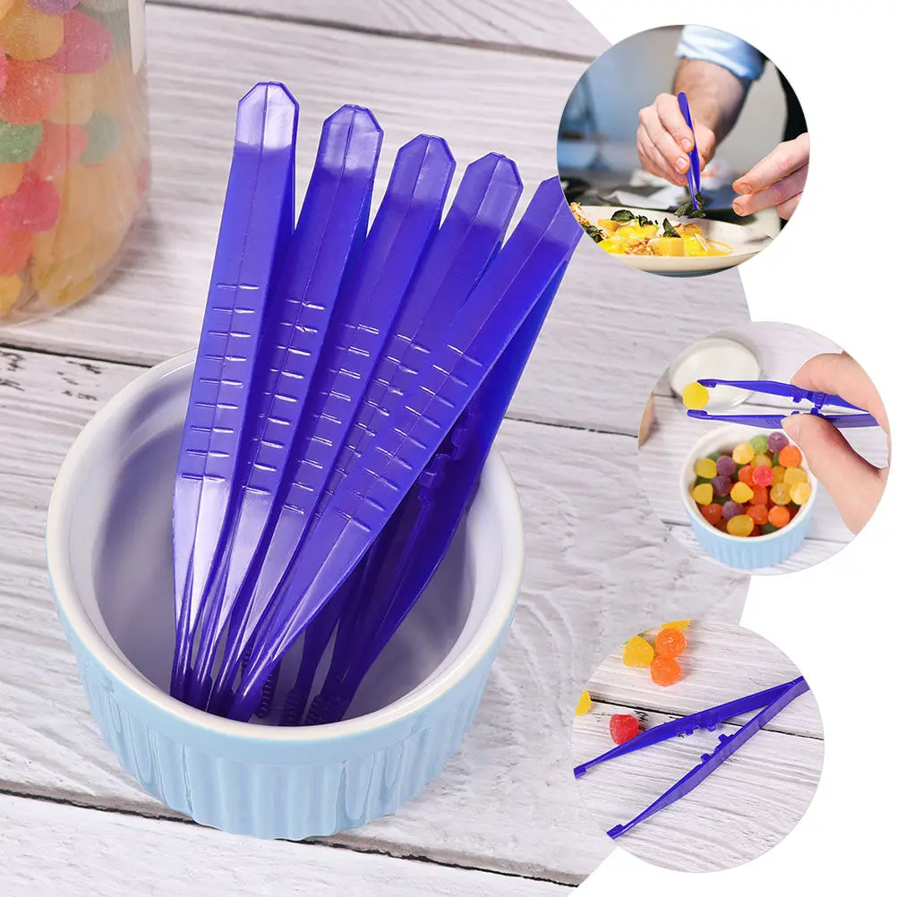 15pcs Plastic Craft Tweezers for Jewelry Making, Art & DIY – Precision Disposable Tweezers