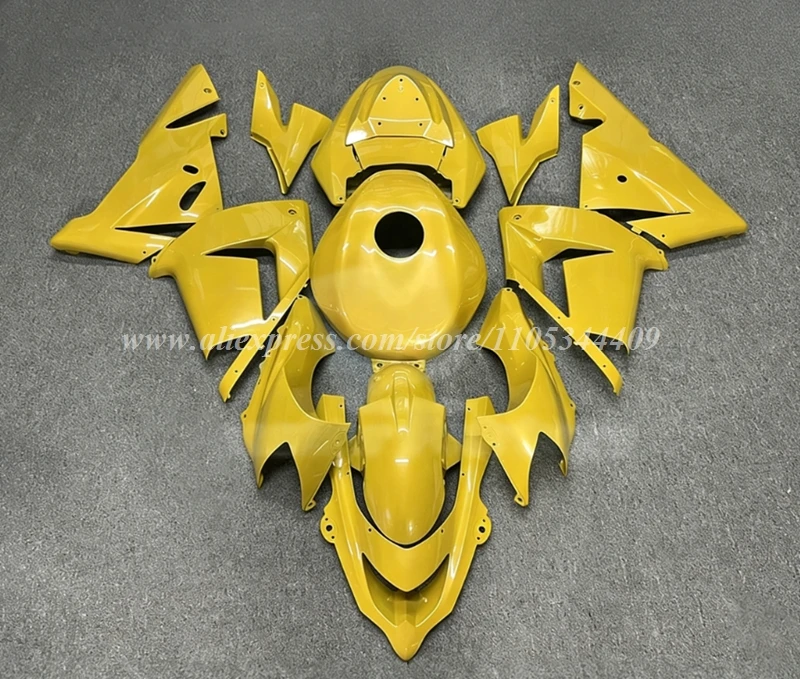 4 Gift new ABS fairing kit - suitable for Kawasaki ZX10R models from 2004 to 2005. Comes with fuel tank cover. Customizable.