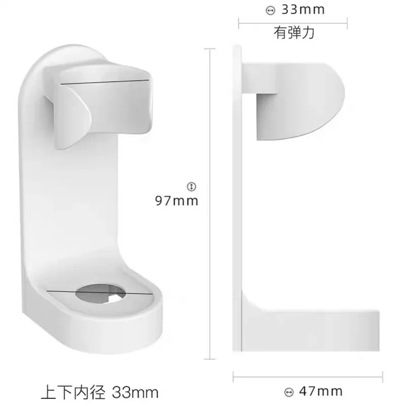 壁掛け式電動歯ブラシホルダー,プラスチック製バスルームアクセサリー,かみそりのフック,スペースを節約