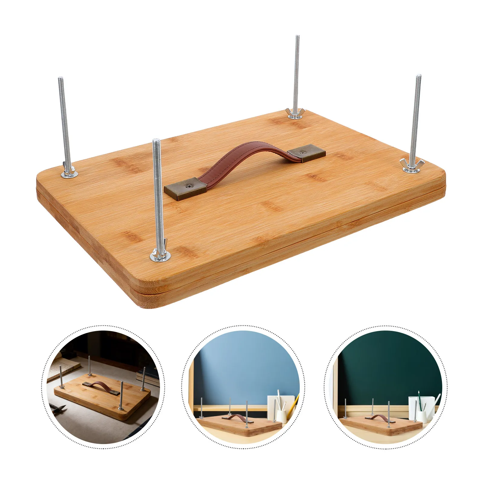 

Подставка для книг из массива дерева: идеальна для офисного стола, функциональный и декоративный элемент, надежно удерживает книги на месте